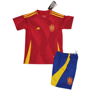 Spain Euro24 Home Kids Kit Jersey