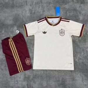 Spain Nation Team 26 Away Kids Kit Jersey