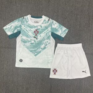 Portugal Nation Team 26 Away Kids Kit Jersey