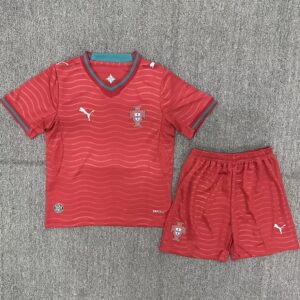 Portugal Nation Team 26 Home Kids Kit Jersey