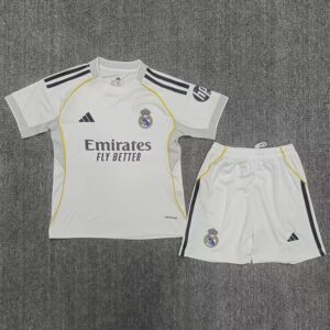 Real Madrid 25/26 Home Kids Kit Jersey