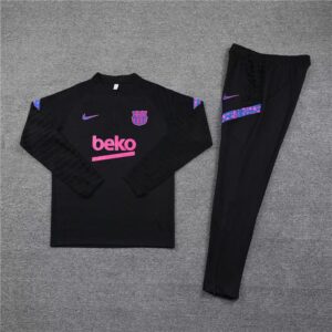 Barcelona Quarter Zip Black Tracksuit Kit 11
